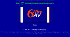 Desktop Screenshot of 6wireav.com